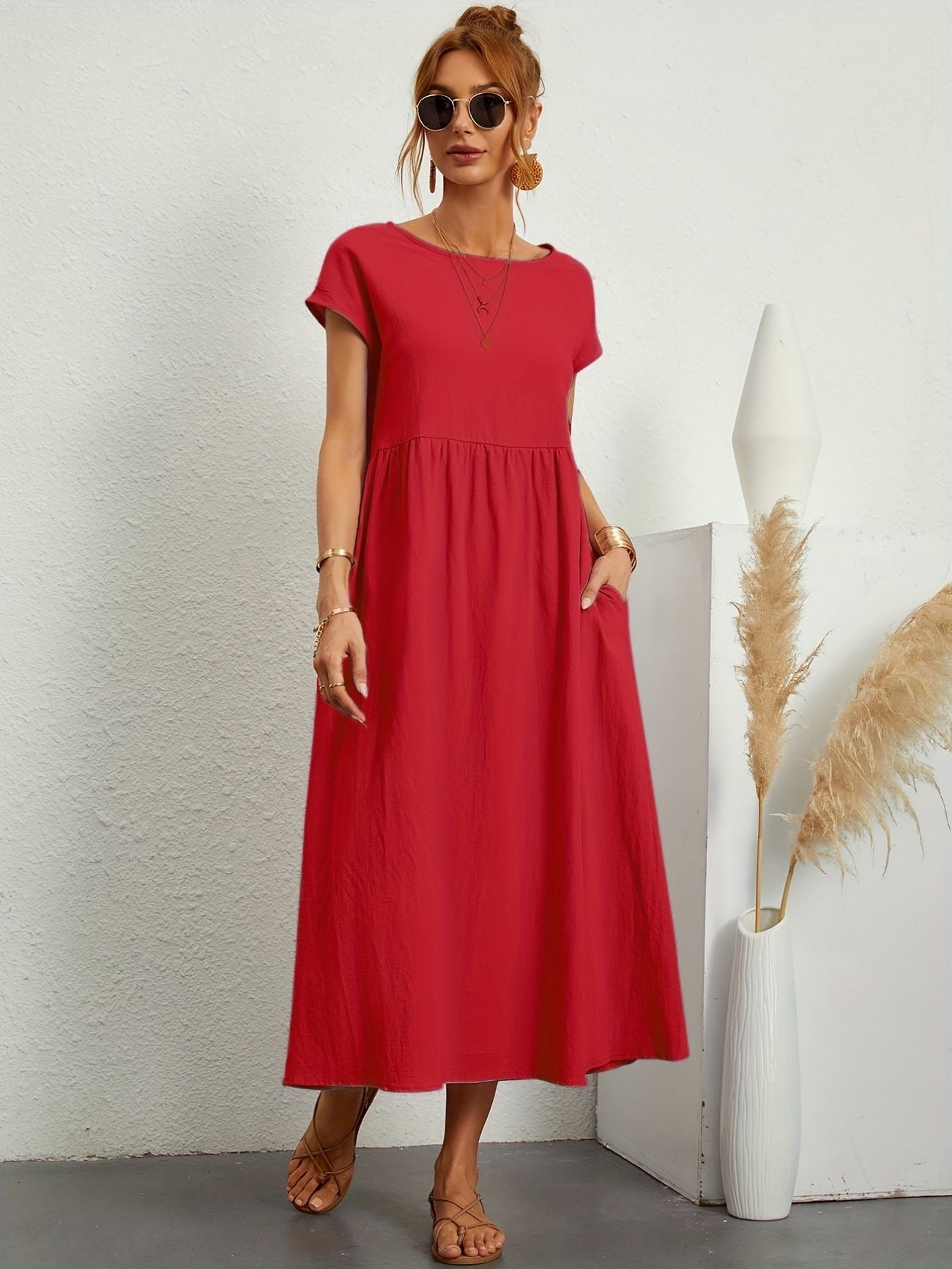 Hazel™ | Women's Babydoll Maxi Dress
