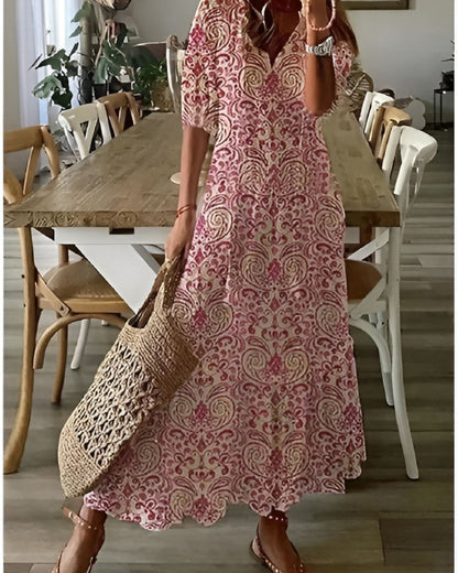 Hazel™ | Women's Boho Maxi Dress