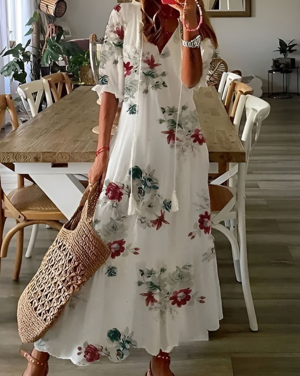 Hazel™ | Women's Boho Maxi Dress