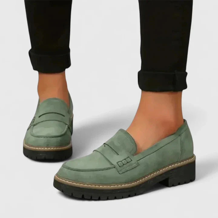 Hazel™ | Women's Chunky-Sole Penny Loafers