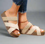 Hazel™ | Women's Cross-Strap Platform Sandals