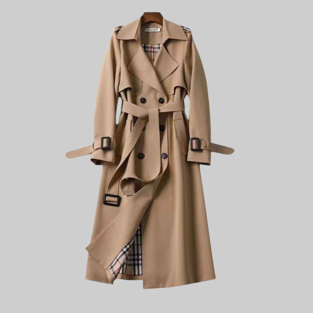Hazel™ | Women's Double-Breasted Trench Coat