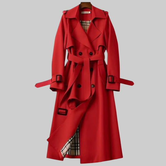 Hazel™ | Women's Double-Breasted Trench Coat