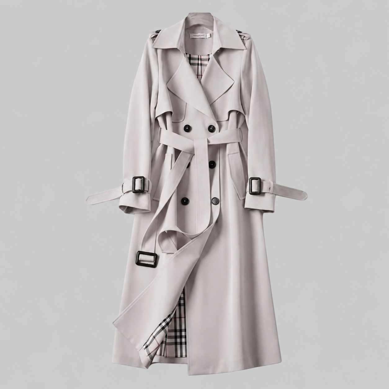 Hazel™ | Women's Double-Breasted Trench Coat
