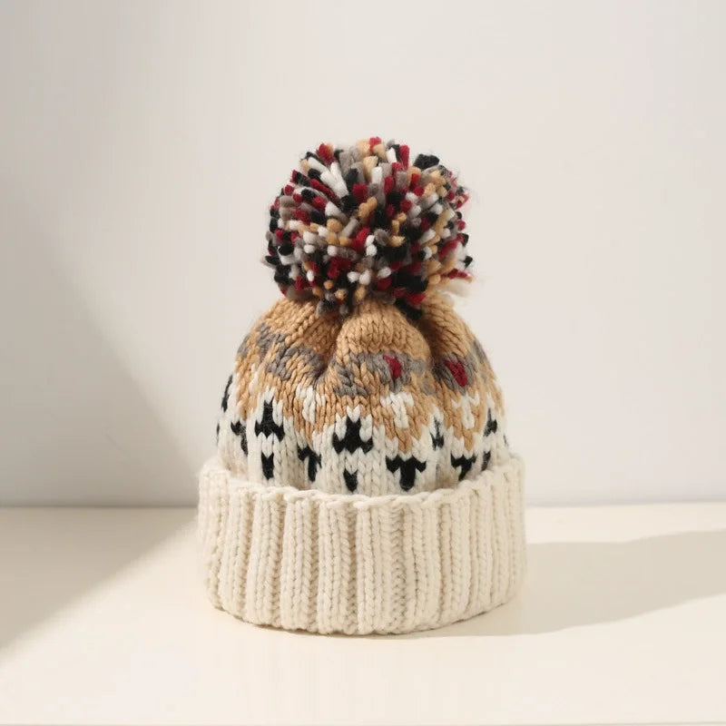 Hazel™ | Women's Fair Isle Pom Beanie