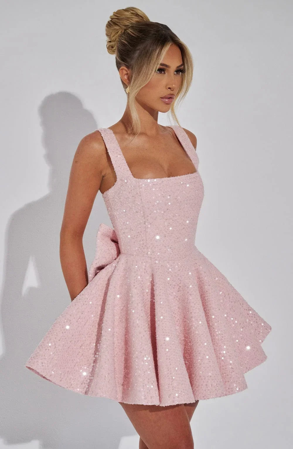 Hazel™ | Women's Fit-and-Flare Sequin Mini Dress