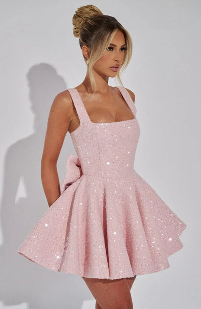 Hazel™ | Women's Fit-and-Flare Sequin Mini Dress