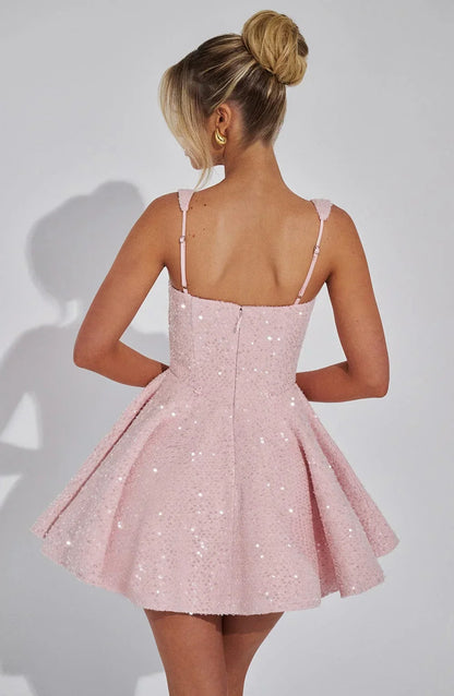 Hazel™ | Women's Fit-and-Flare Sequin Mini Dress