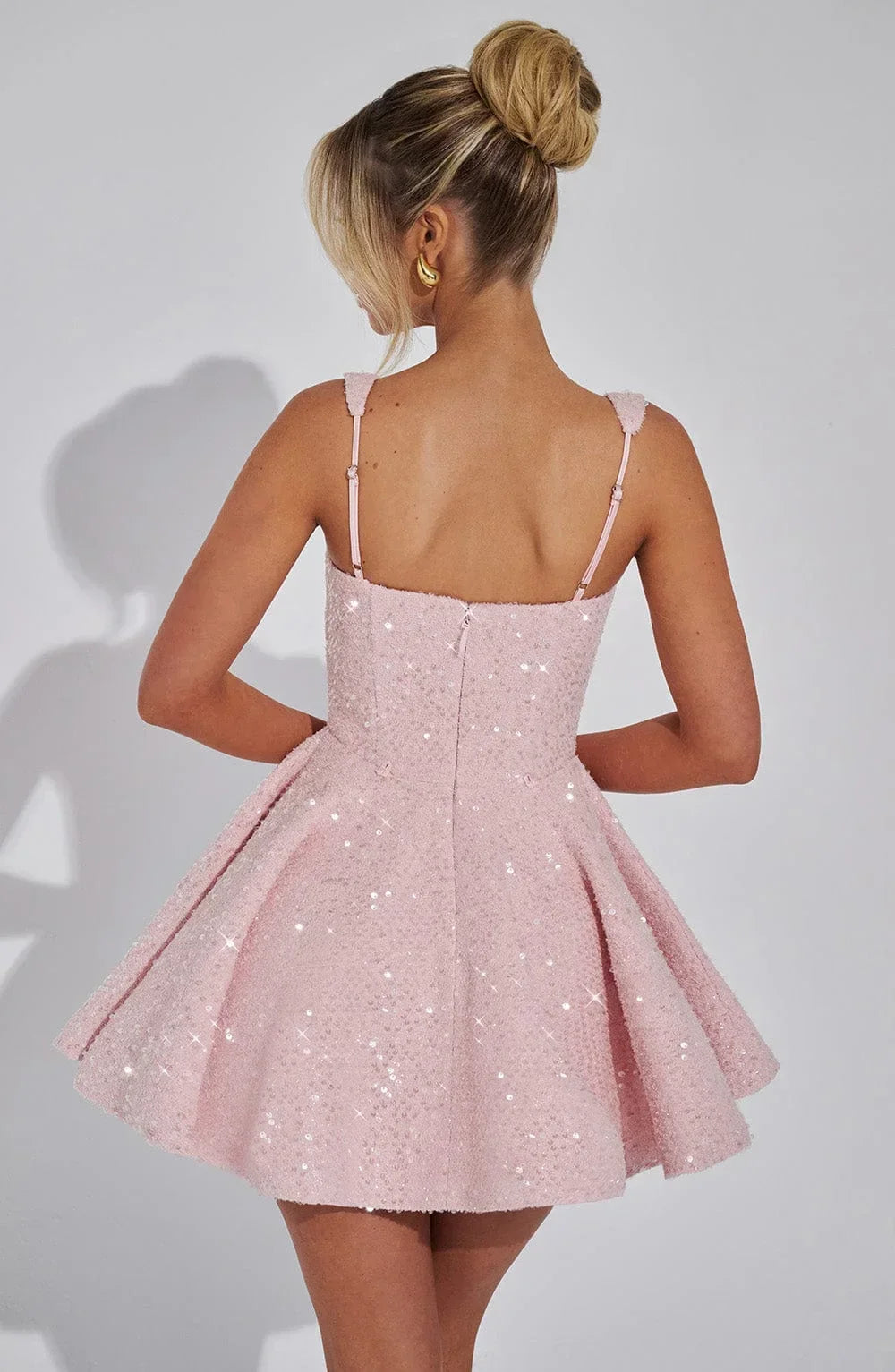 Hazel™ | Women's Fit-and-Flare Sequin Mini Dress