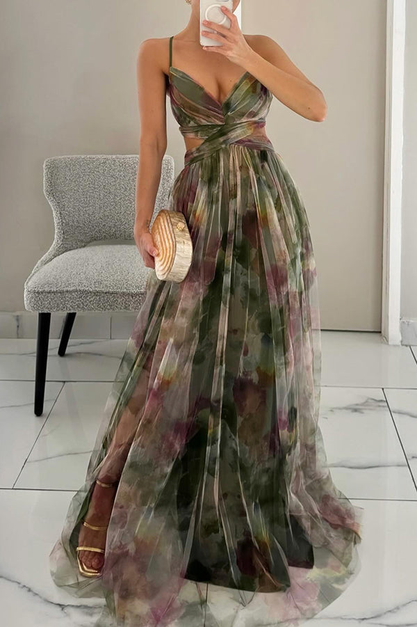 Hazel™ | Women's Floral Print Maxi Dress