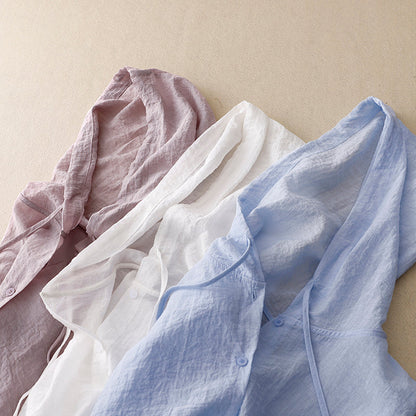 Hazel™ | Women's Hooded Button-Up Shirt