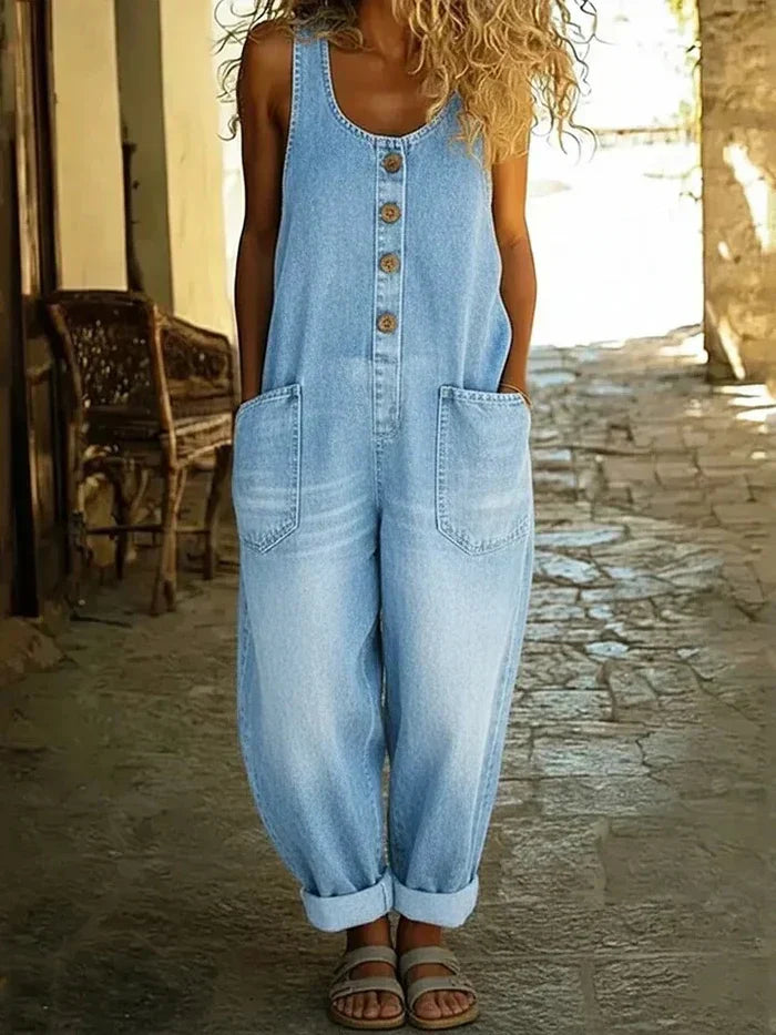 Hazel™ | Women's Loose-Fit Sleeveless Jumpsuit