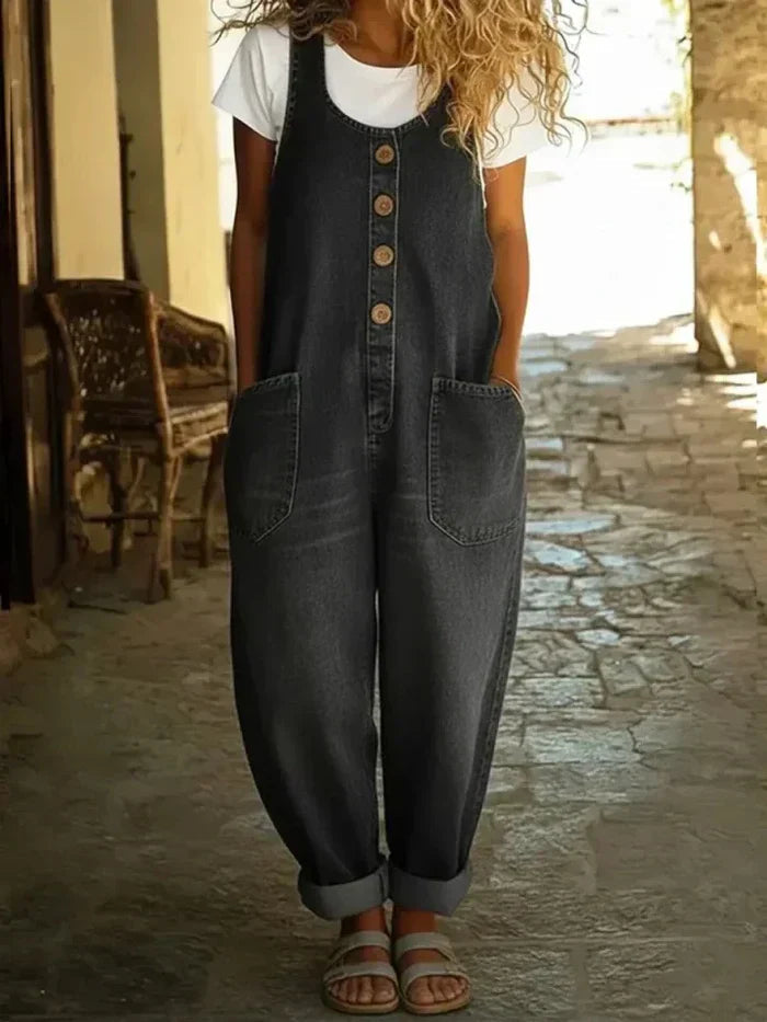 Hazel™ | Women's Loose-Fit Sleeveless Jumpsuit