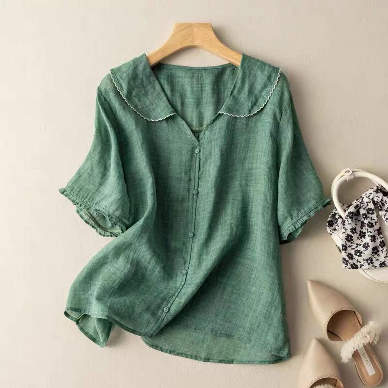 Hazel™ | Women's Peter Pan Collar Blouse