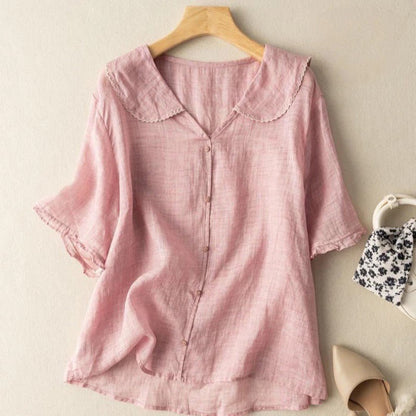 Hazel™ | Women's Peter Pan Collar Blouse