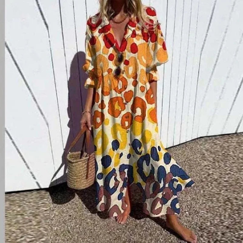 Hazel™ | Women's Printed Maxi Dress