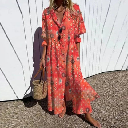 Hazel™ | Women's Printed Maxi Dress