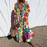 Hazel | Women's Printed Maxi Dress