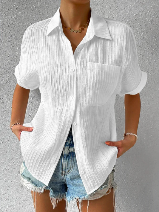 Hazel | Women's Relaxed-Fit Button-Down Shirt