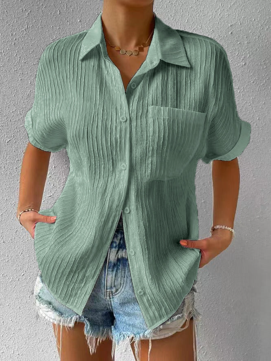 Hazel | Women's Relaxed-Fit Button-Down Shirt