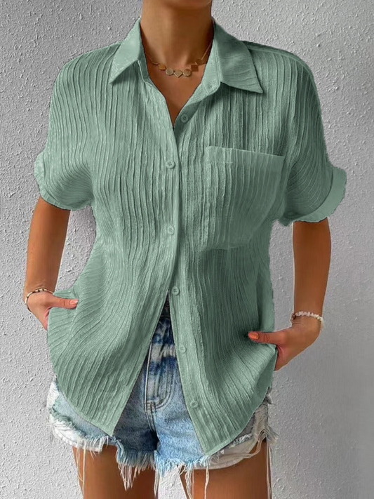 Hazel | Women's Relaxed-Fit Button-Down Shirt