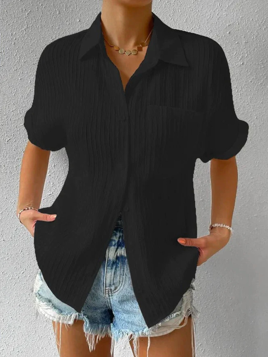 Hazel | Women's Relaxed-Fit Button-Down Shirt