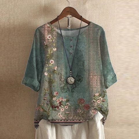 Hazel™ | Women's Relaxed-Fit Printed Blouse