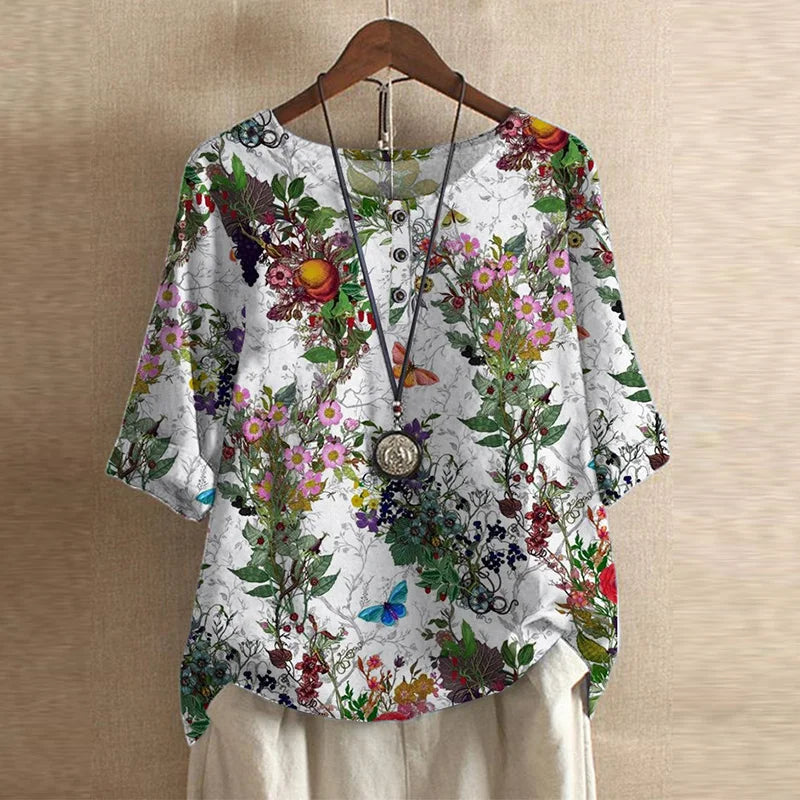 Hazel™ | Women's Relaxed-Fit Printed Blouse