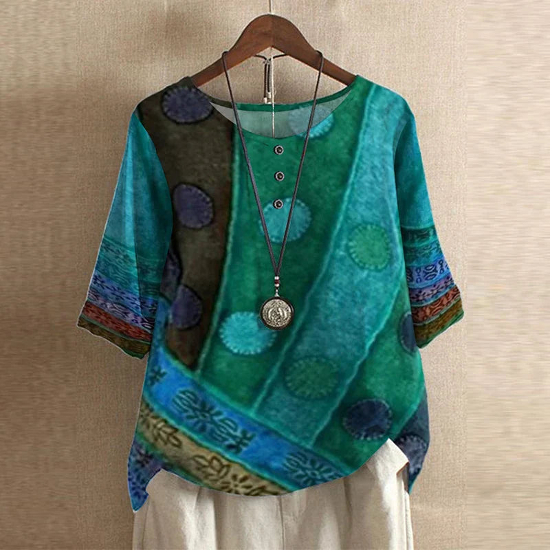 Hazel™ | Women's Relaxed-Fit Printed Blouse