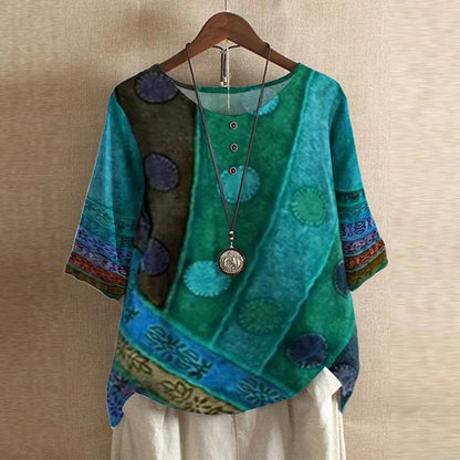 Hazel™ | Women's Relaxed-Fit Printed Blouse