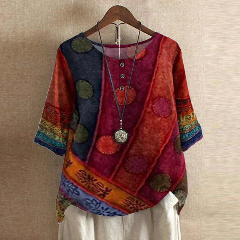 Hazel™ | Women's Relaxed-Fit Printed Blouse