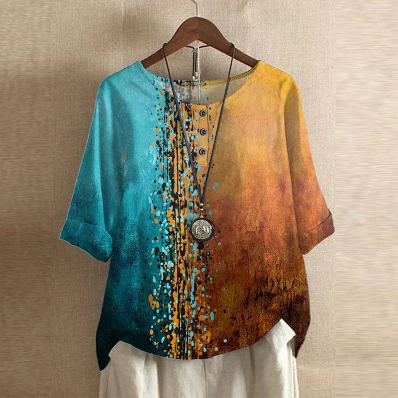 Hazel™ | Women's Relaxed-Fit Printed Blouse