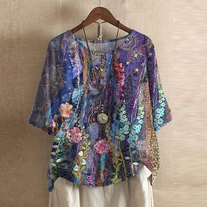 Hazel™ | Women's Relaxed-Fit Printed Blouse