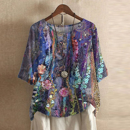 Hazel™ | Women's Relaxed-Fit Printed Blouse
