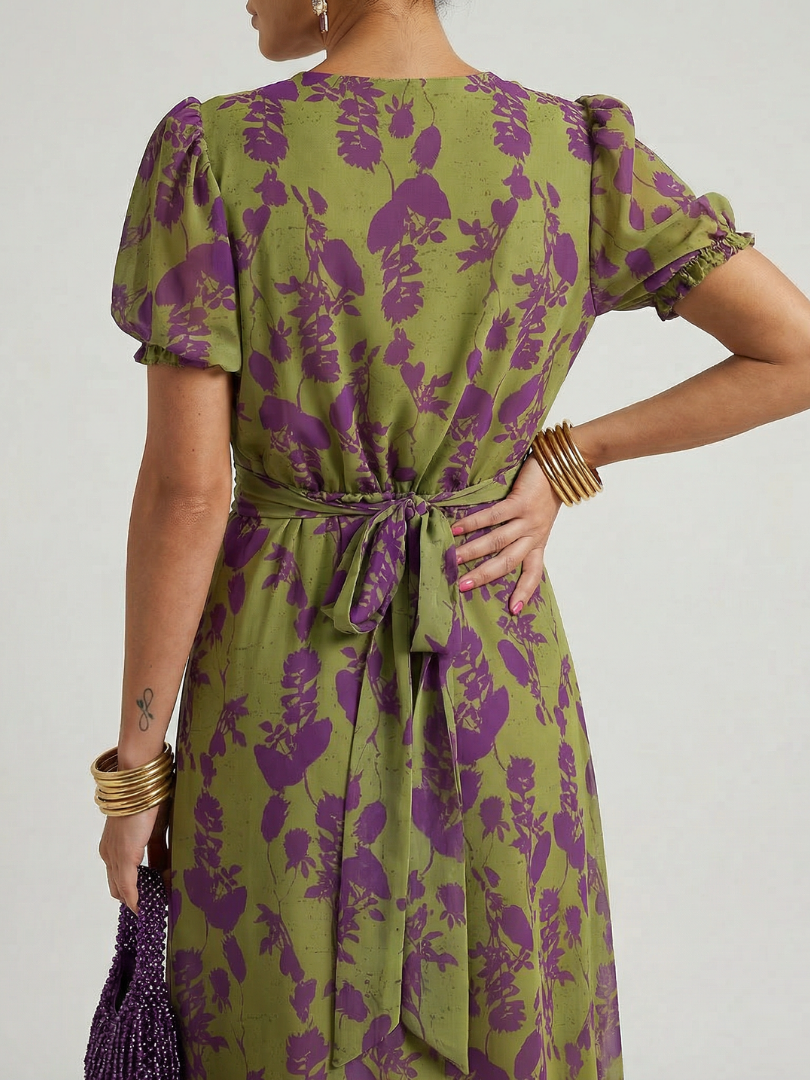 Hazel™ | Women's Relaxed Floral Midi Dress