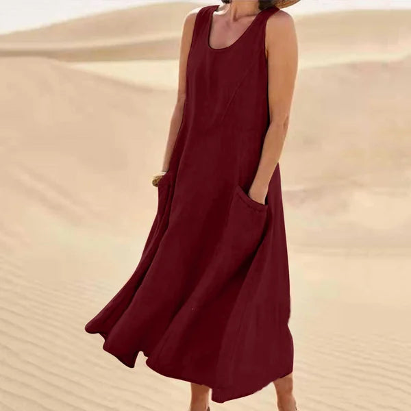Hazel™ | Women's Sleeveless Maxi Dress