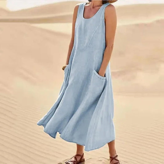 Hazel™ | Women's Sleeveless Maxi Dress