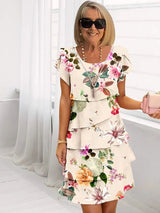 Hazel | Women's Tiered Ruffle Dress