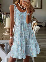 Hazel™ | Women's Tiered Ruffle-Hem Sundress