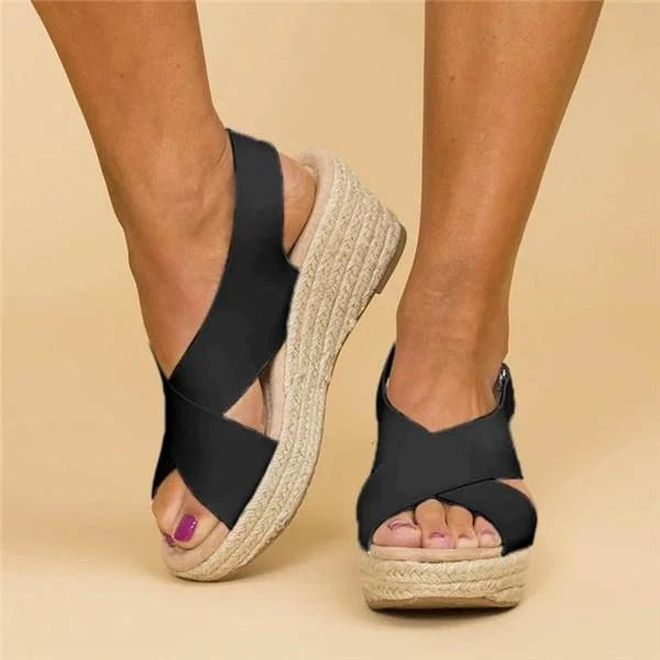 Hazel™ | Women's Wedge Espadrille Sandals