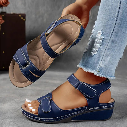 Hazel™ | Women's Wedge Sandals with Adjustable Straps