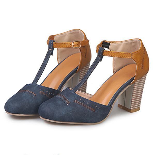 Janet™ | Women's T-Strap Block Heel Pumps