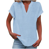 Lena™ | Women's Relaxed V-Neck Blouse