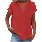 Lena™ | Women's Relaxed V-Neck Blouse
