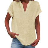 Lena™ | Women's Relaxed V-Neck Blouse