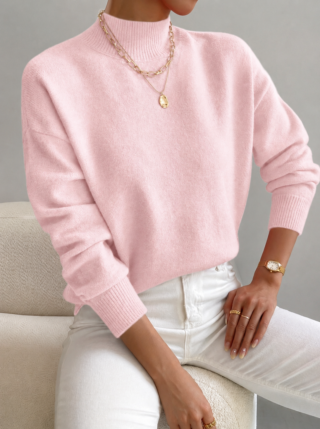 Marilena™ | Women's Mock-Neck Sweater