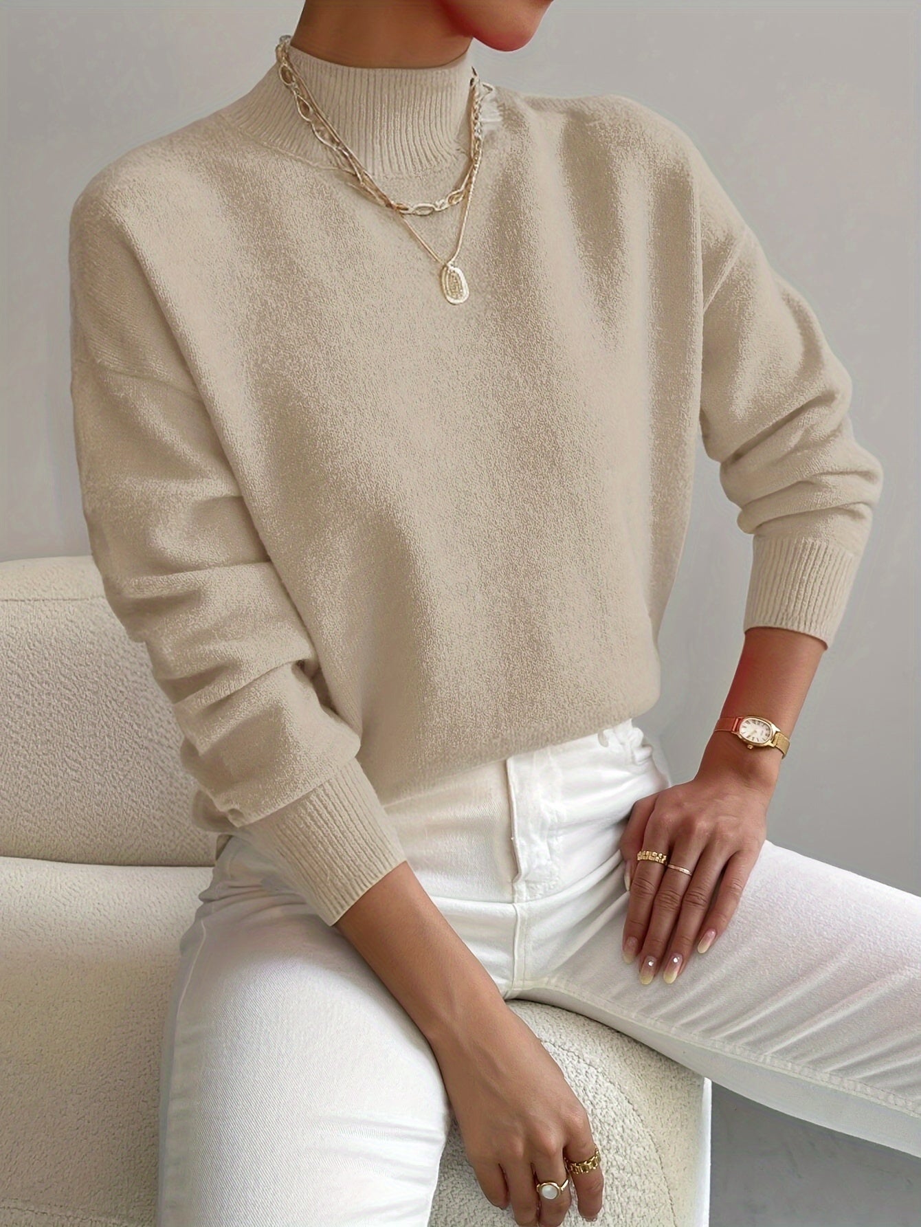 Marilena™ | Women's Mock-Neck Sweater