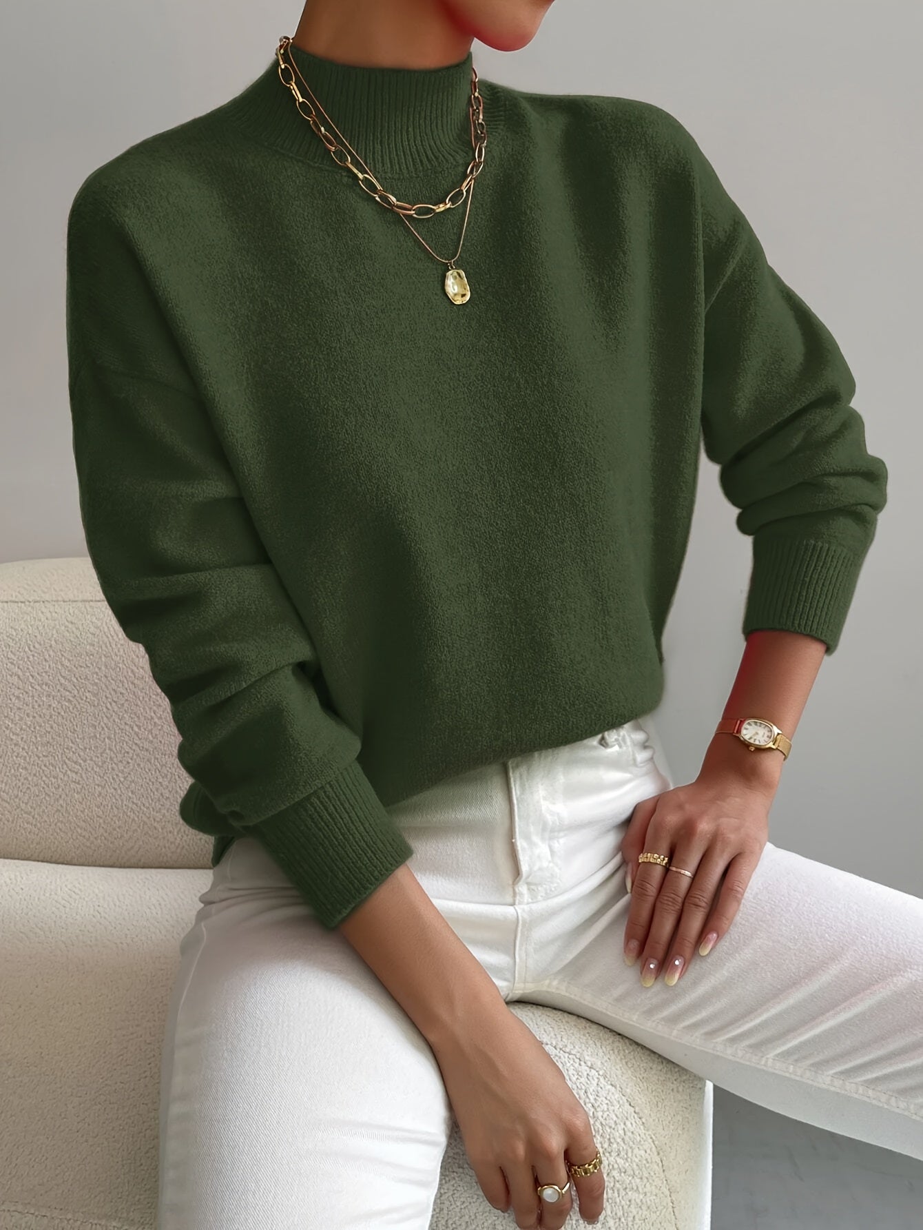 Marilena™ | Women's Mock-Neck Sweater
