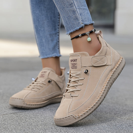 Nora™ | Women's Lace-Up Flat Sneakers