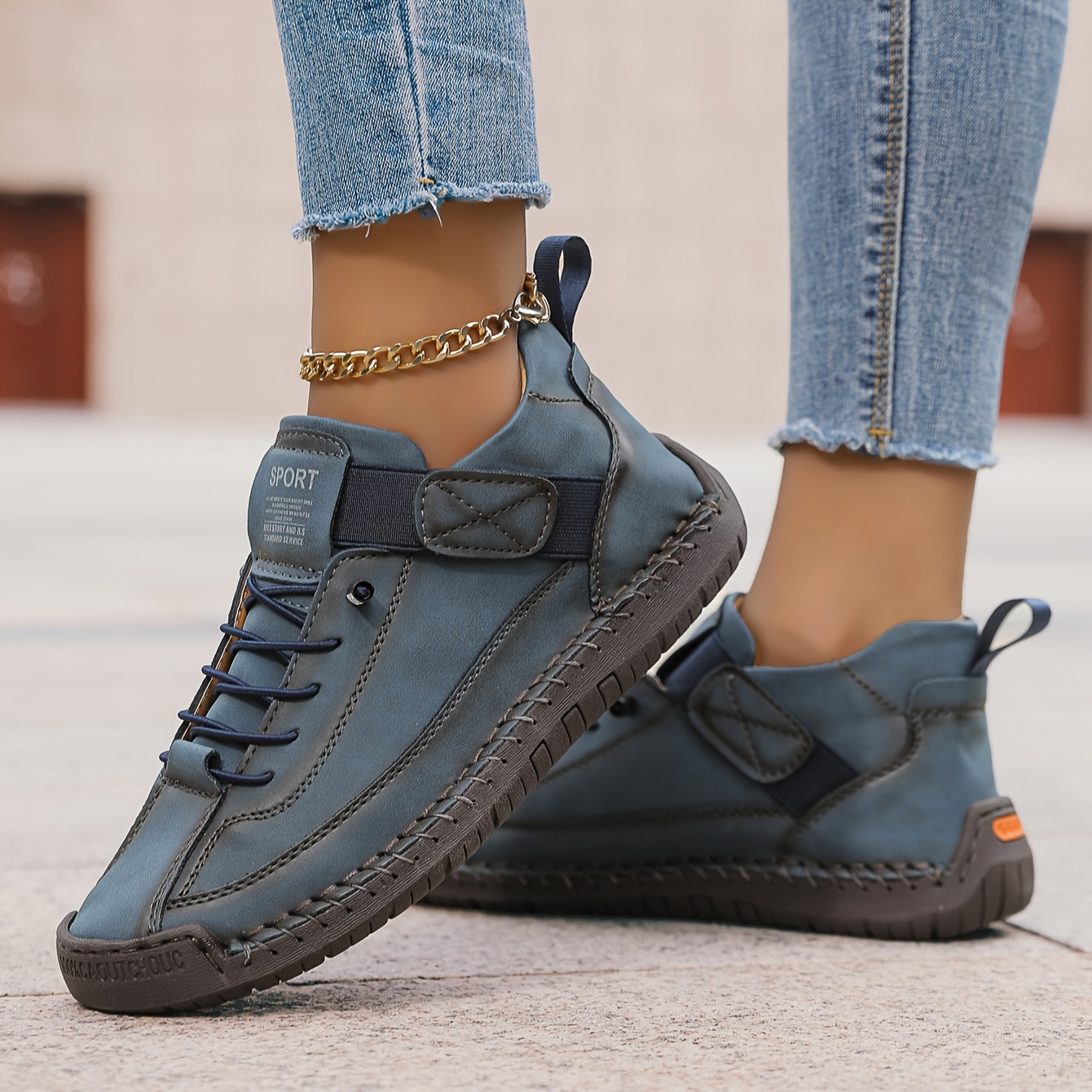 Nora™ | Women's Lace-Up Flat Sneakers